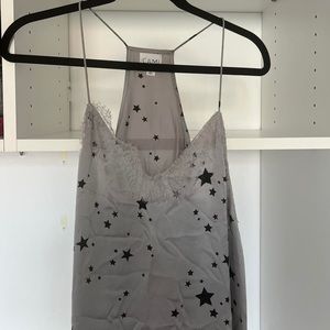 CAMI NYC silk star tank